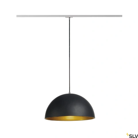 FORCHINI M PD, 40cm, circul, negru/auriu, E27, 1-ph. adaptor