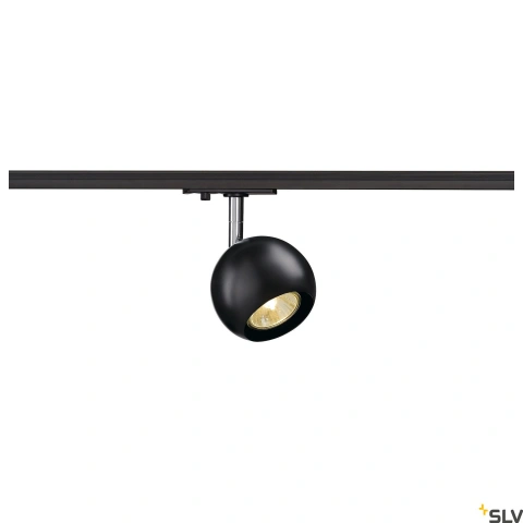 LIGHT EYE Spot GU10negru/chrommax. 50W, incl. 1P.-adaptor
