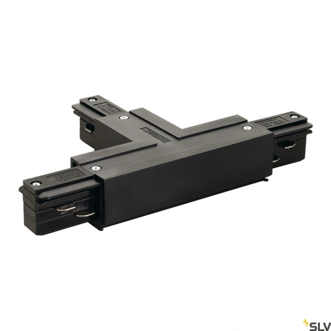 EUTRAC T-cuplă, protection conductor stânga, negru