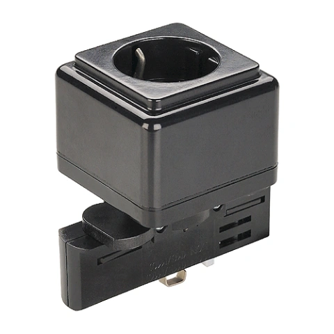 EUTRAC power soclu adaptor, negru_1
