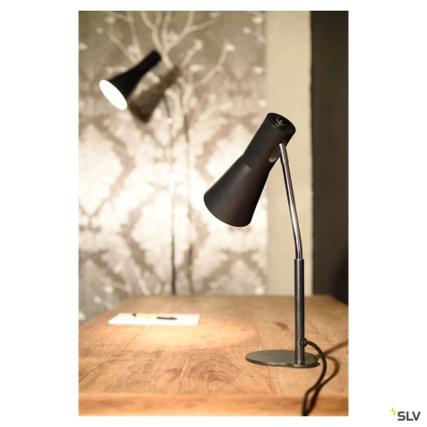 Tromp lampa de podea,negru, E2_5