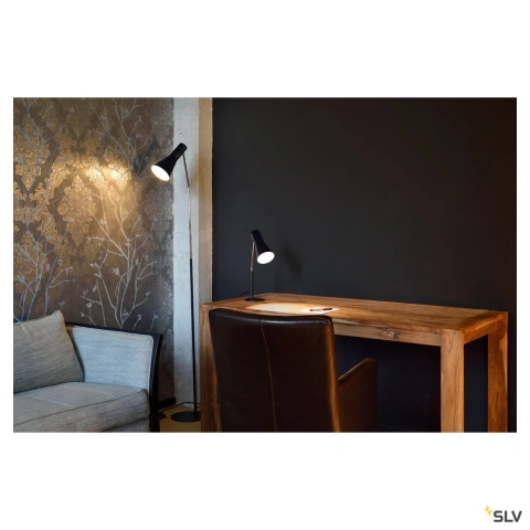 Tromp lampa de podea,negru, E2_6