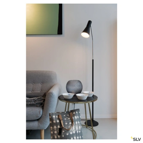 Tromp lampa de podea,negru, E2_7