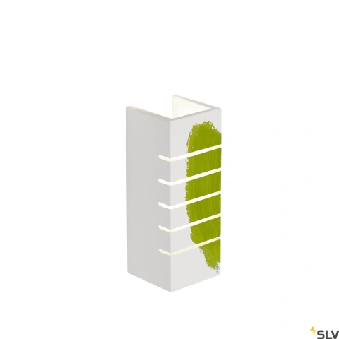 Aplică GL 100 SLOT, pătrat, gips alb, E14, max. 40W_1