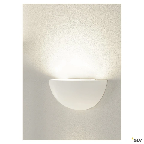 Aplica, GL 101 E14, semirotund, alb plaster, max. 40W_7