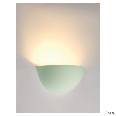 Aplica, GL 101 E14, semirotund, alb plaster, max. 40W_8