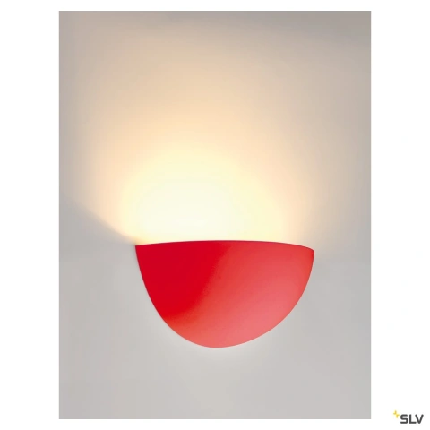 Aplica, GL 101 E14, semirotund, alb plaster, max. 40W_12