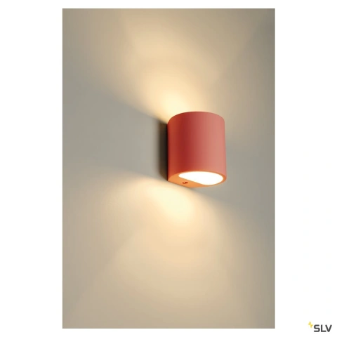 PLASTRA wall lamp, GL 104 ROUND, white plaster, G9, max. 42W_4