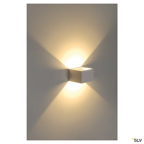 LOGS în wall lamp, square, white, 5W LED, 3000K_1