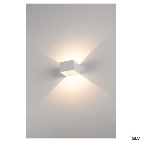 LOGS în wall lamp, square, white, 5W LED, 3000K_2