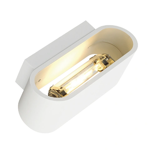 OSSA R7s lampă de perete, oval, alb, R7s 78mm, max. 100W_1