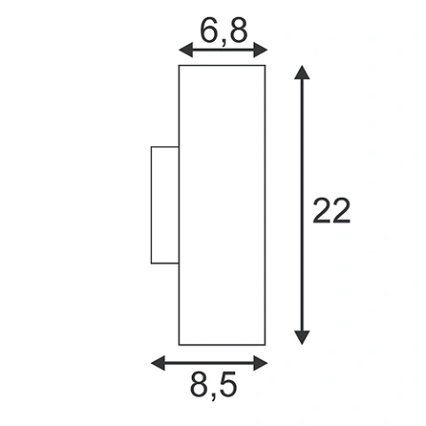 ENOLA_B UP-DOWN lampă de perete, alb, GU10, max. 50W_2