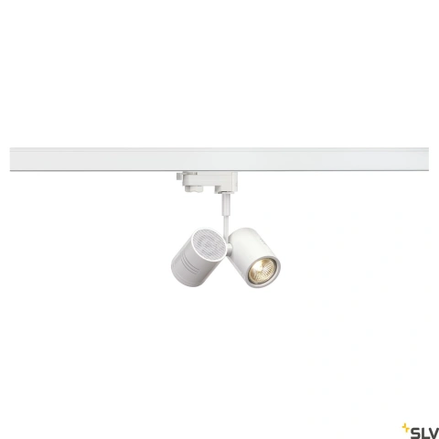 BIMA II spot șină, alb, GU10, 1x50W max., incl. 3P.-adaptor