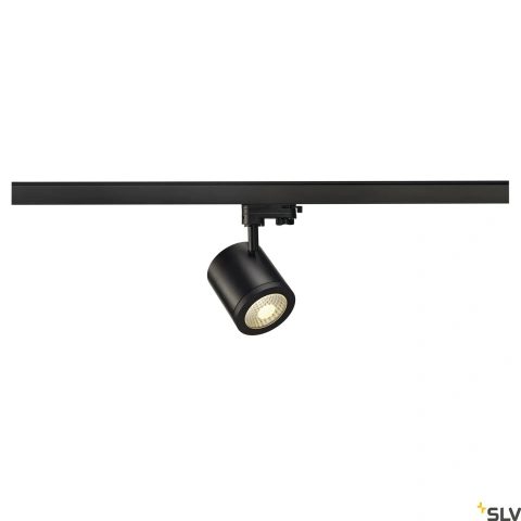ENOLA_C 9 SPOT, circ, negru, 9W, 3000K, 55°, 3-ph.adaptor
