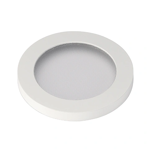 DECORATIVE RING cu difuzor striat ENOLA_C, circular,alb