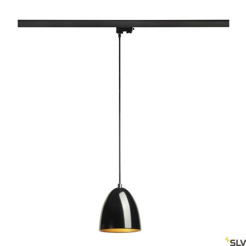 PARA CONE 14, GU10,negru/auriurotund, incl. negru 3P.-Adapt.