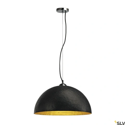 Corp suspendat FORCHINI PD-1 rotund negru/auriu, E27 max 40W