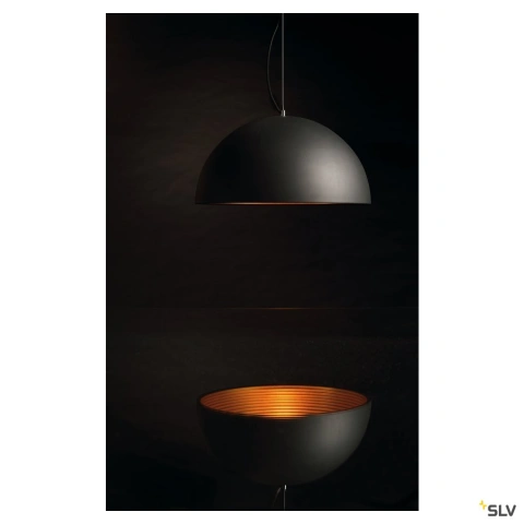 FORCHINI M, PD-1, 50cm, circular, negru/auriu, E27, max. 40W_4