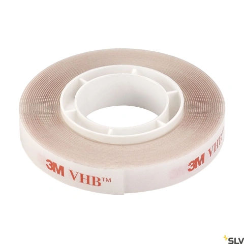 Double side adhesive tape 9mm, transparent, 3m
