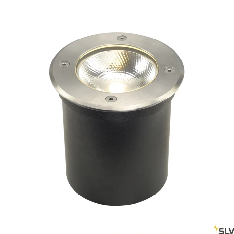 ROCCI incastrat podea, 6W, 3000K, IP67,rotund, Inox