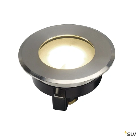 DASAR FLAT 230V LED, round, 4,3W LED, warmwhite, stainless_1