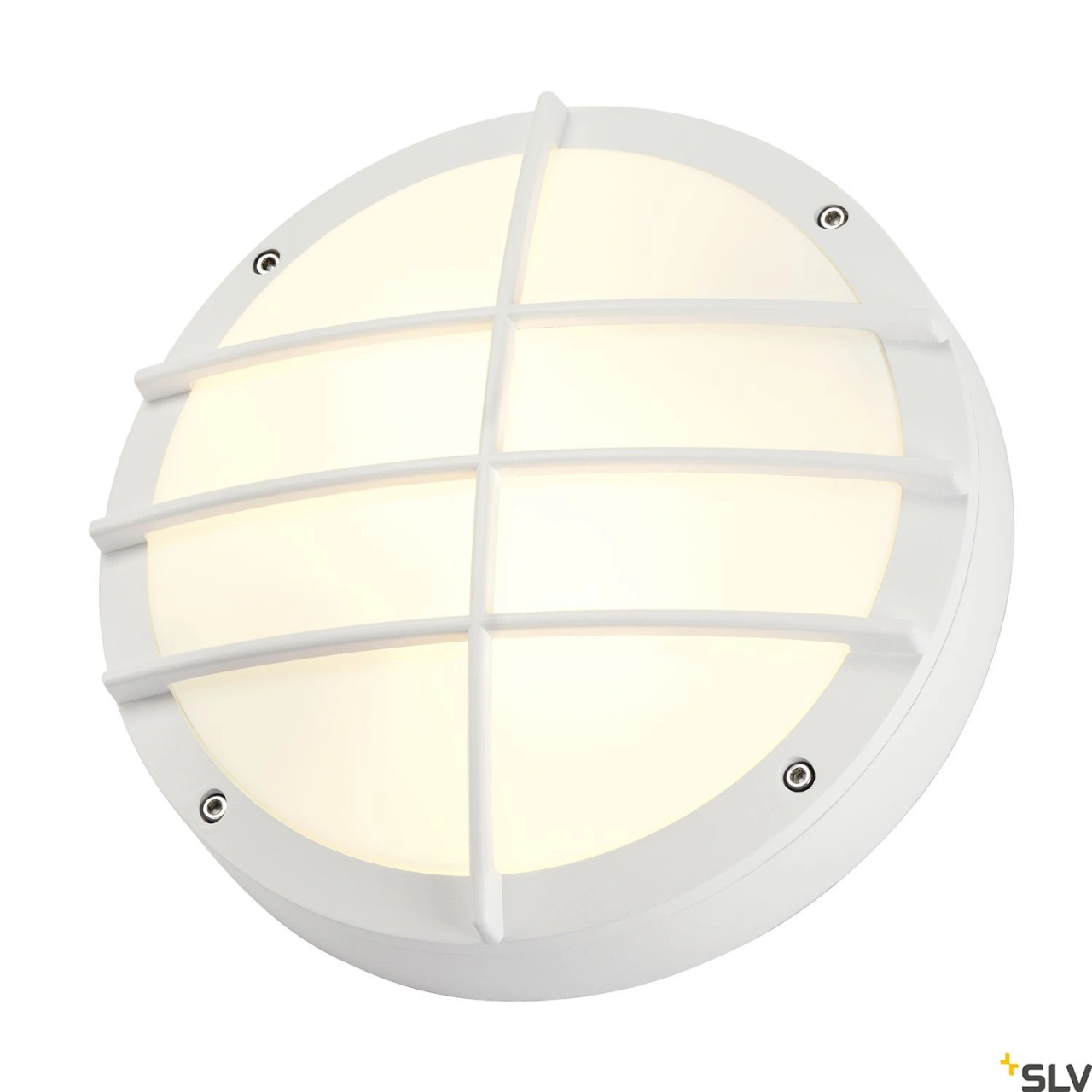 APLICA ETANSA cu grilaj, aluminiu, alb, E27, max. 2x25W