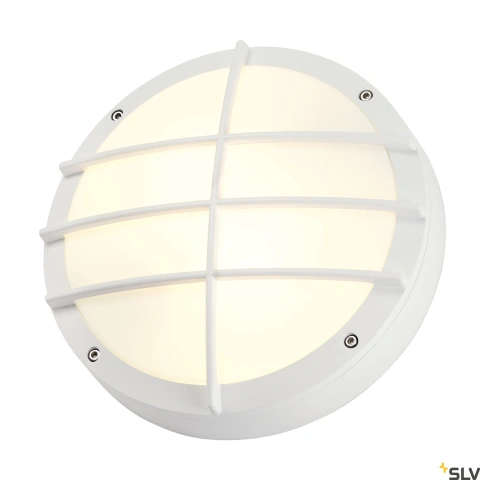 APLICA ETANSA cu grilaj, aluminiu, alb, E27, max. 2x25W