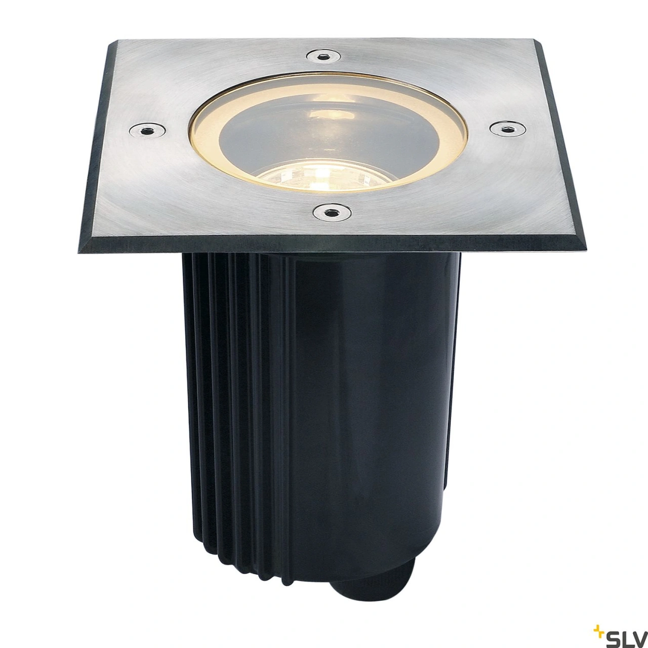 Spot paviment DASAR 115 GU10  max 35W IP67 pătrat oțel inox