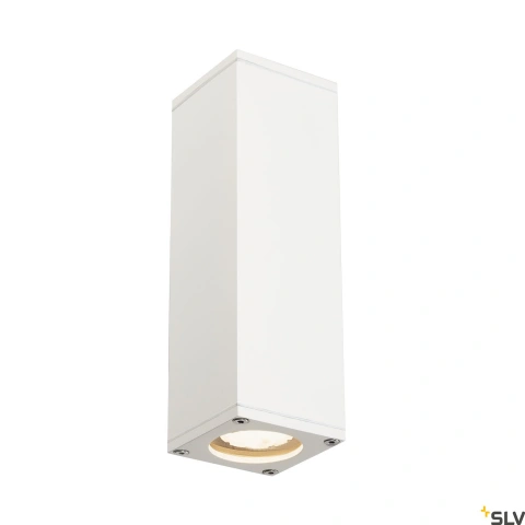 THEO UP-DOWN OUT lampă de perete, pătrată, alb, max. 2x35W