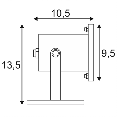 NAUTILUS, de exterior proiector, QPAR51, Inox, max. 35W_4