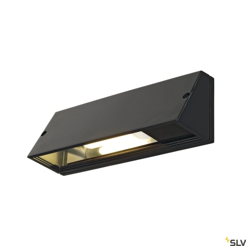 PEMA SQUARE lampă de perete, negru, E27, max. 15W