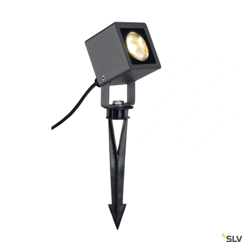 NAUTILUS patrat LED proiector, 6W, 3000K, anthracit