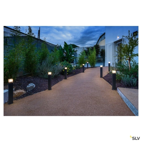 Bornă luminoasă GRAFIT SL 60, E27, max 11W IP44 antracit/alb_2