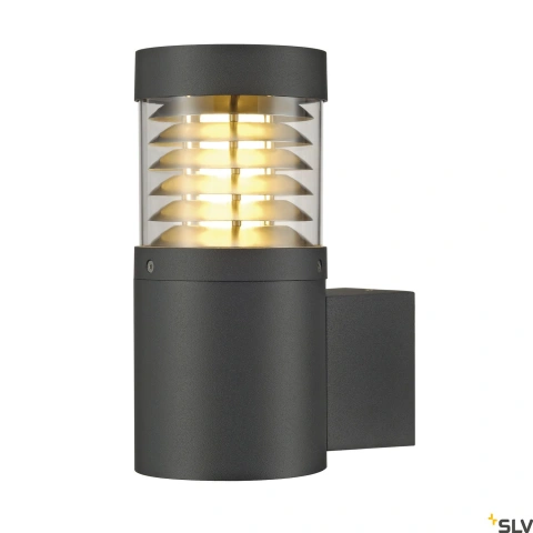 F-POL WALL de perete, E27, max. 20W,rotund, anthracit