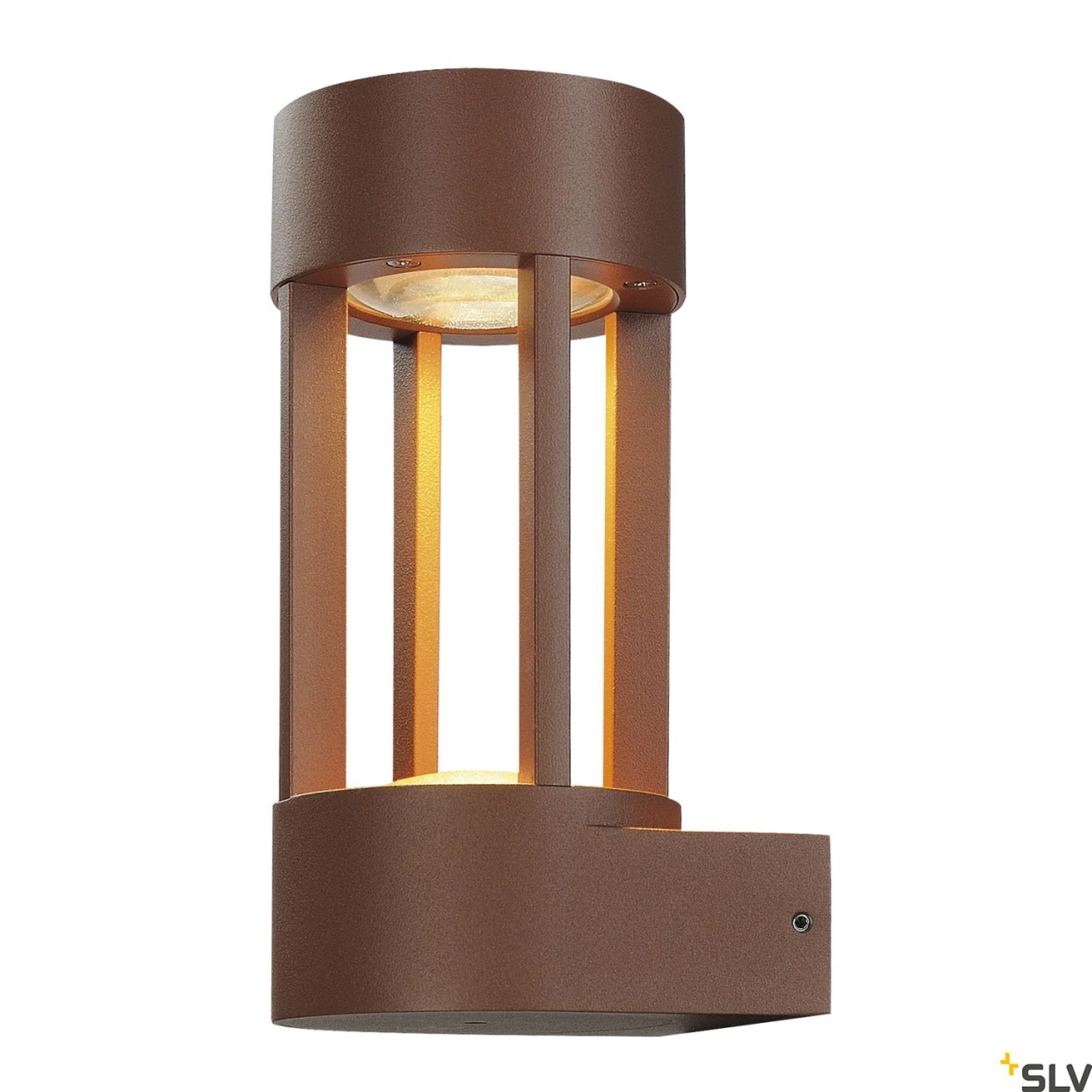 SLOTS WALL, 6,3W LED, alb cald, ruginiu
