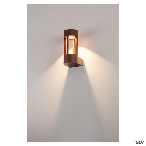 SLOTS WALL, 6,3W LED, alb cald, ruginiu_2