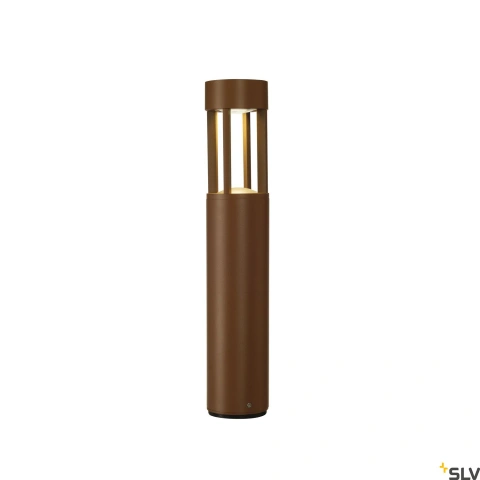 SLOTS 45 lampa de podea, 6,3W LED, alb cald, ruginiu