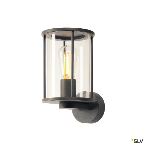 exterior LANTERN perete,rosu, antr., klares sticla