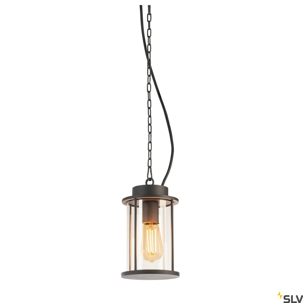 PHOTONIA E27, de exterior suspendat, anthracit, IP44,max.60W