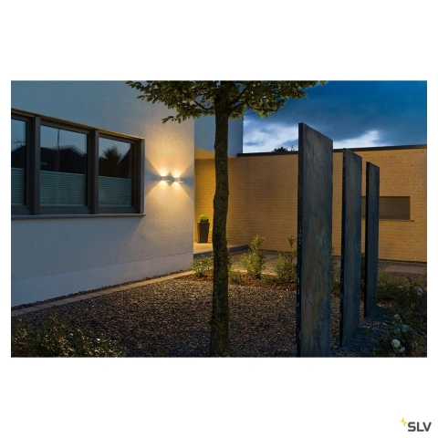 LOGS lampă de perete, pătrată, alb, 6W LED, alb cald_2