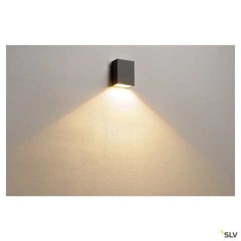 QUAD 1 XL LED de perete, 3,2W, 3000K, patrat, anthracit_4