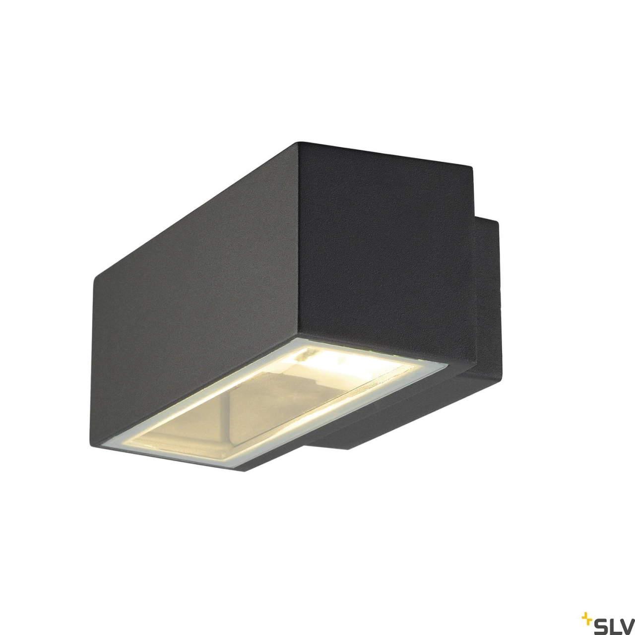 BOX R7s lampă de perete, pătrat, antracit, R7s, max. 80W