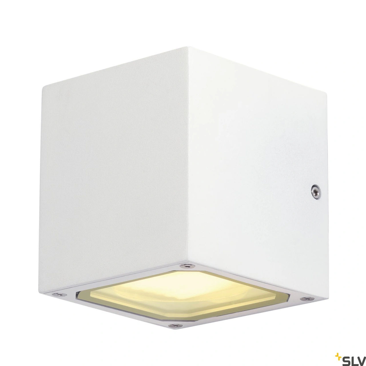 SITRA CUBE lampă de perete, cubic, alb, GX53, max. 9W