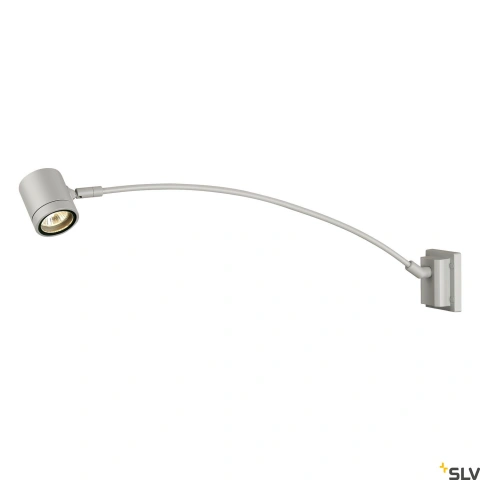NEW MYRA DISPLAY CURVE, GU10, max. 50W, IP55, argintiu