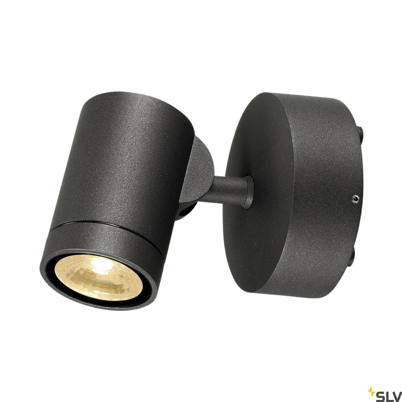 HELIA WALL LED 8W, 3000K, IP55, nisipos anthracit, downlight