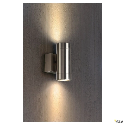 Anista Steel GU10 sus/jos de peretel., GU10, 2x35W, Inox 304_1