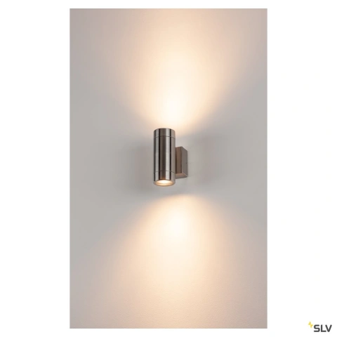 Anista Steel GU10 sus/jos de peretel., GU10, 2x35W, Inox 304_2