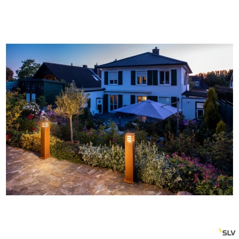 RUSTY 70 LED patrat de exterior 3000K IP55, fier ruginiu_1