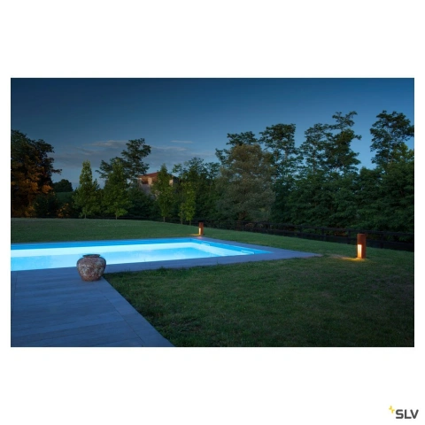 RUSTY 50 LED SLOT de exterior, 3000K, IP44, fier ruginiu_2