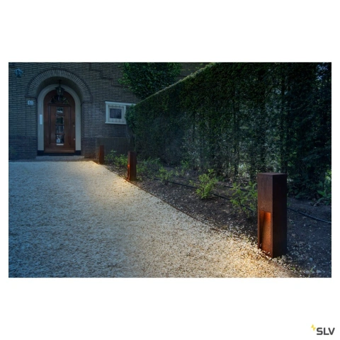 RUSTY 50 LED SLOT de exterior, 3000K, IP44, fier ruginiu_3